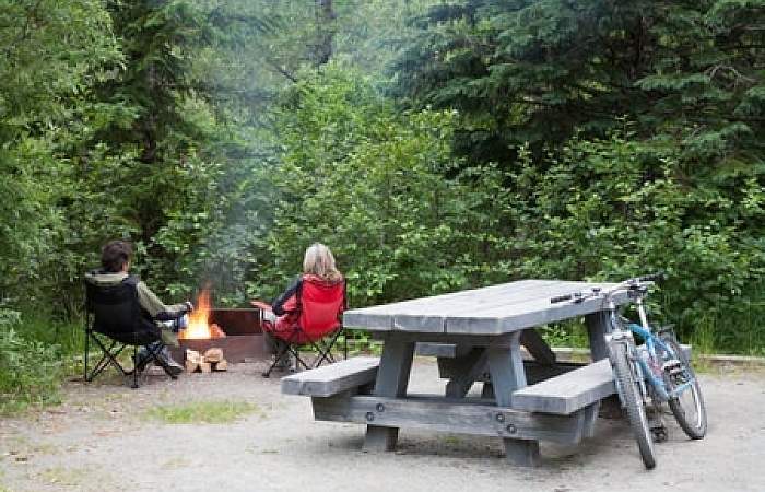 Chugach state park rv parks campgrounds Williwaw Campground USFS Ron Niebrugge wildnatureimages com