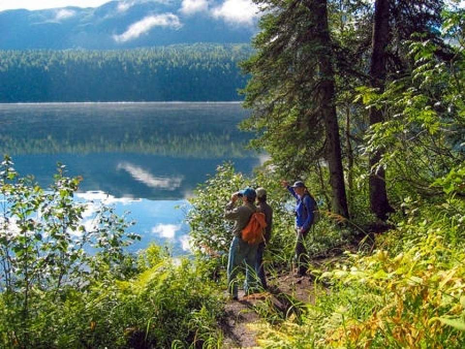 Camping, hiking, fishing, and rafting are favorite summer activities at Denali State Park