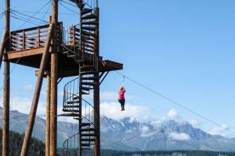 Glacier view zipline tours mica