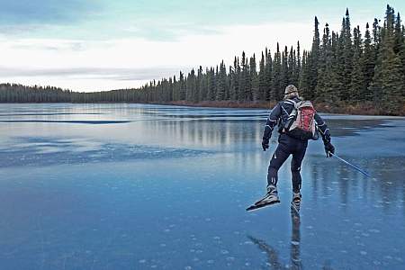 Ice Skating at Nancy Lake State Recreation Area