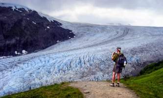 Seward guided hiking Exit Glacier Alaska Channel